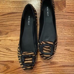 Nine West Fur Flats